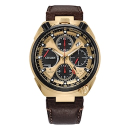 Citizen Limited Edition Promaster Bullhead Racing Brown Leather Strap Watch
