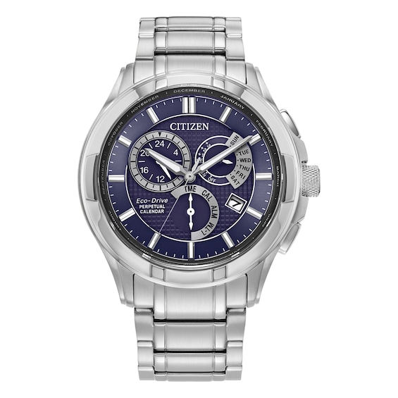 Men's Citizen Eco-Drive Classic 8700 Stainless Steel Bracelet Watch
