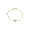 Thumbnail Image 0 of Gucci Interlocking 18ct Yellow Gold Diamond Bracelet