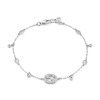 Thumbnail Image 0 of Gucci Interlocking 18ct White Gold Diamond Bracelet