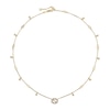 Thumbnail Image 1 of Gucci Interlocking 18ct Yellow Gold 0.27ct Diamond Necklace