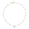 Thumbnail Image 0 of Gucci Interlocking 18ct Yellow Gold 0.27ct Diamond Necklace