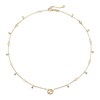 Thumbnail Image 2 of Gucci Interlocking 18ct Yellow Gold 0.27ct Diamond Necklace