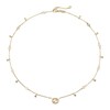 Thumbnail Image 1 of Gucci Interlocking 18ct Yellow Gold 0.27ct Diamond Necklace