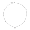 Thumbnail Image 0 of Gucci Interlocking 18ct White Gold 0.27ct Diamond Necklace