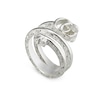 Gucci GG Marmont Silver Swirl Ring Size N-O