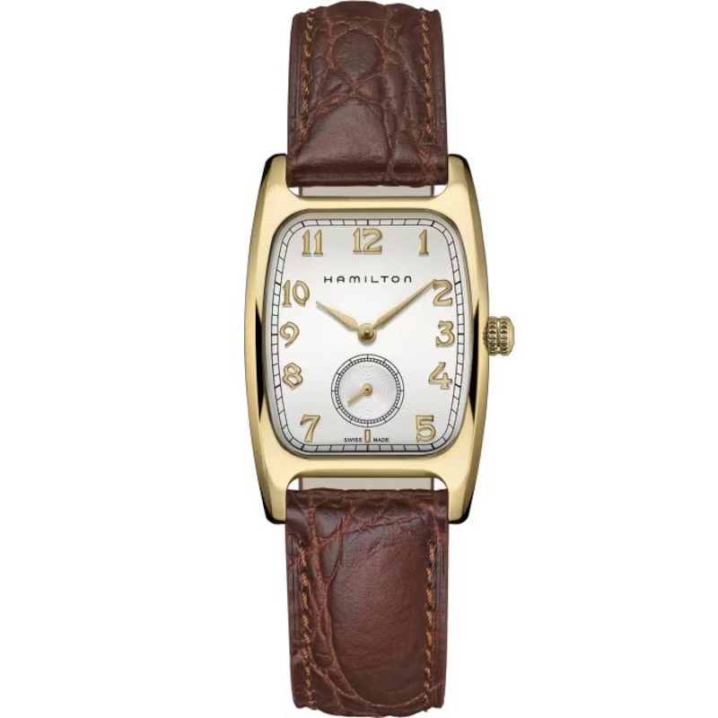 Hamilton American Classic Boulton Brown Leather Strap Watch