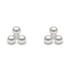 Thumbnail Image 0 of Yoko London Trend 18ct White Gold Freshwater Pearl 0.03ct Diamond Earrings