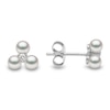 Thumbnail Image 1 of Yoko London Trend 18ct White Gold Freshwater Pearl 0.03ct Diamond Earrings