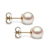 Thumbnail Image 3 of Yoko London Classic 18ct Yellow Gold Akoya Pearl 8mm Stud Earrings