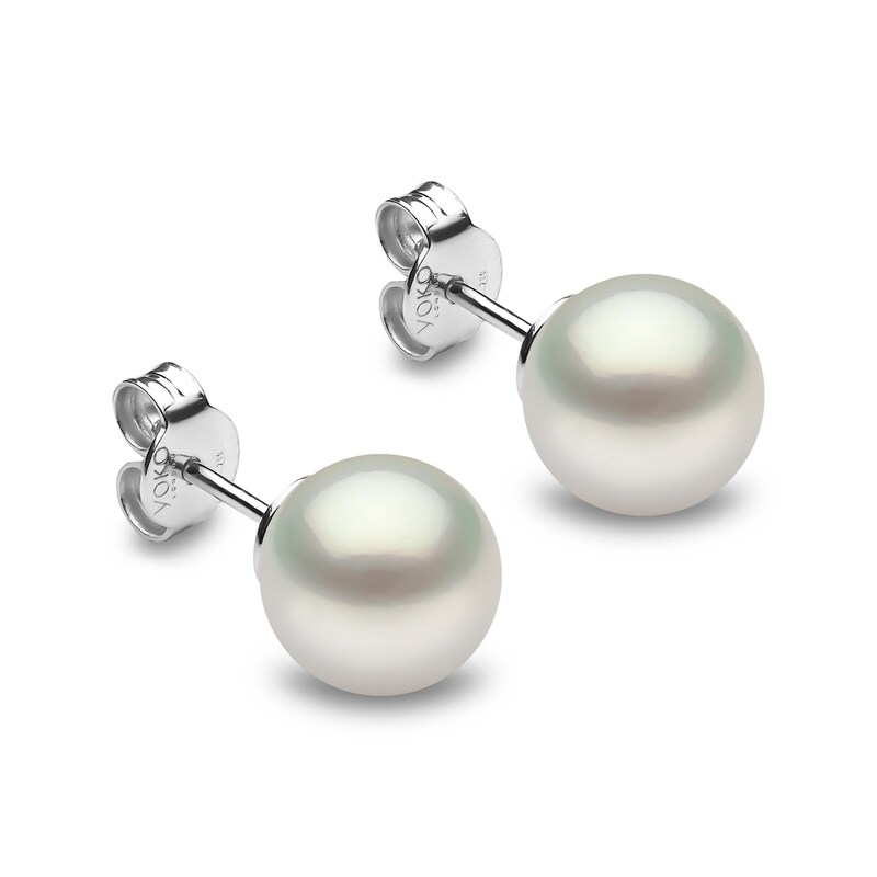 Main Image 1 of Yoko London Classic 18ct White Gold South Sea Pearl Stud Earrings
