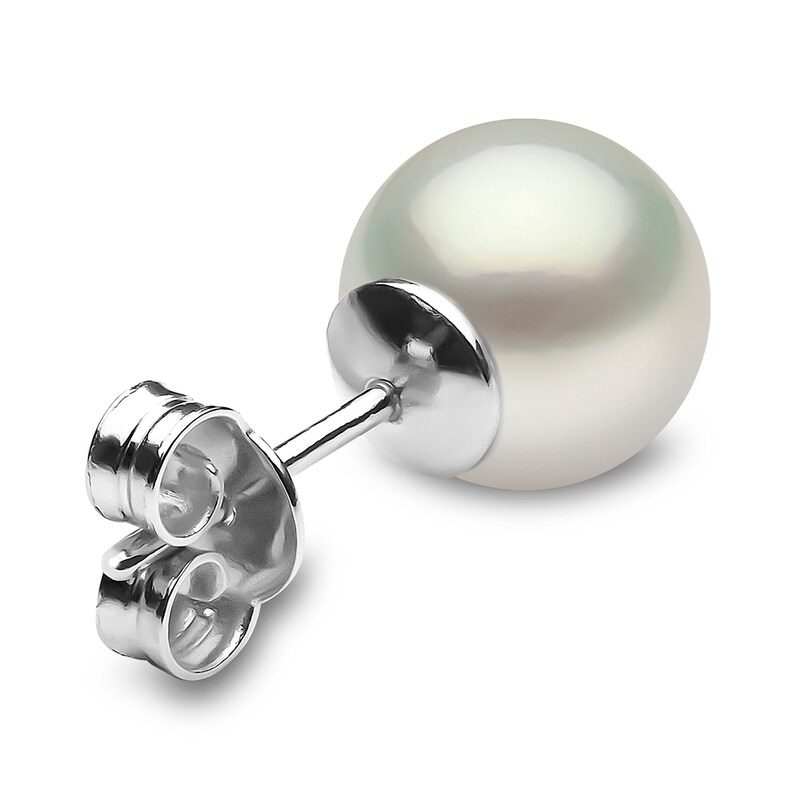 Yoko London Classic 18ct White Gold South Sea Pearl Stud Earrings