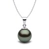 Thumbnail Image 1 of Yoko London Classic 18ct White Gold Black Tahitian Pearl Pendant