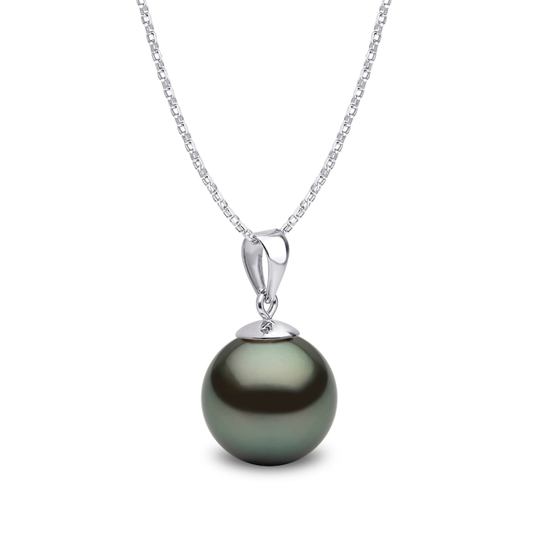 Main Image 3 of Yoko London Classic 18ct White Gold Black Tahitian Pearl Pendant
