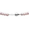 Thumbnail Image 1 of Yoko London Classic 18ct White Gold Pink Freshwater Pearl Strand Bracelet