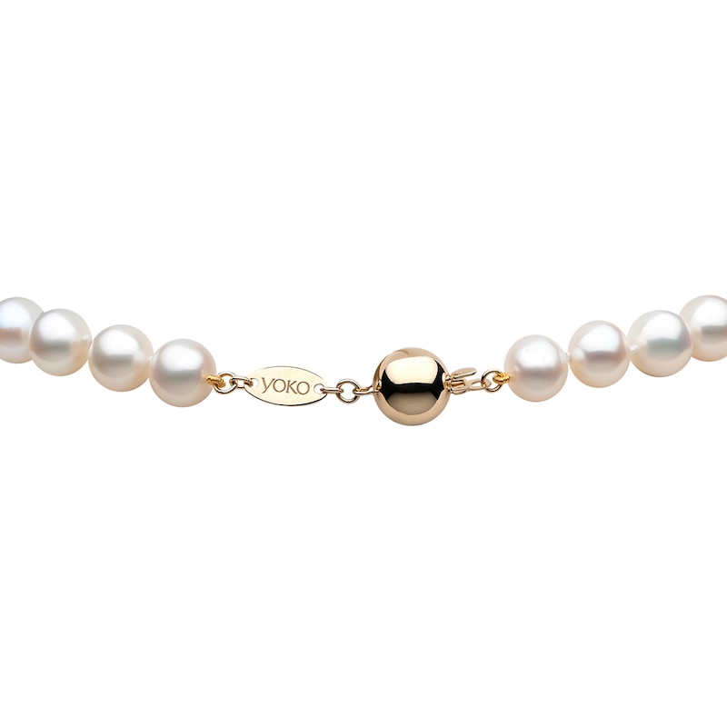 Yoko London Classic 18ct Yellow Gold Freshwater Pearl Bracelet