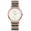 Thumbnail Image 0 of Rado Centrix Rose Gold-Tone & Grey Ceramic Bracelet Watch