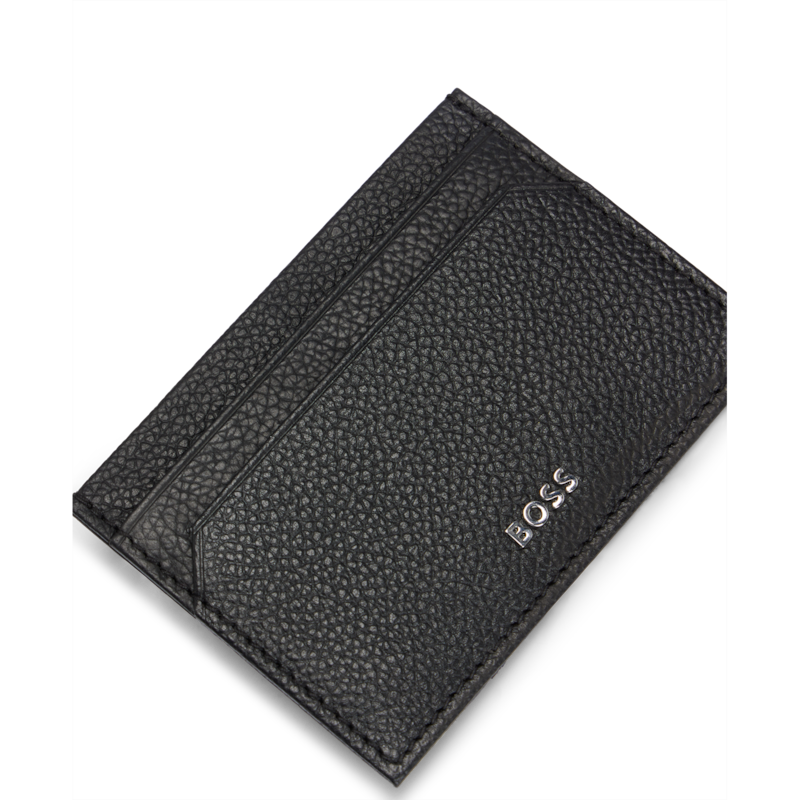 Main Image 4 of BOSS Highway Men's Black Leather Card Holder