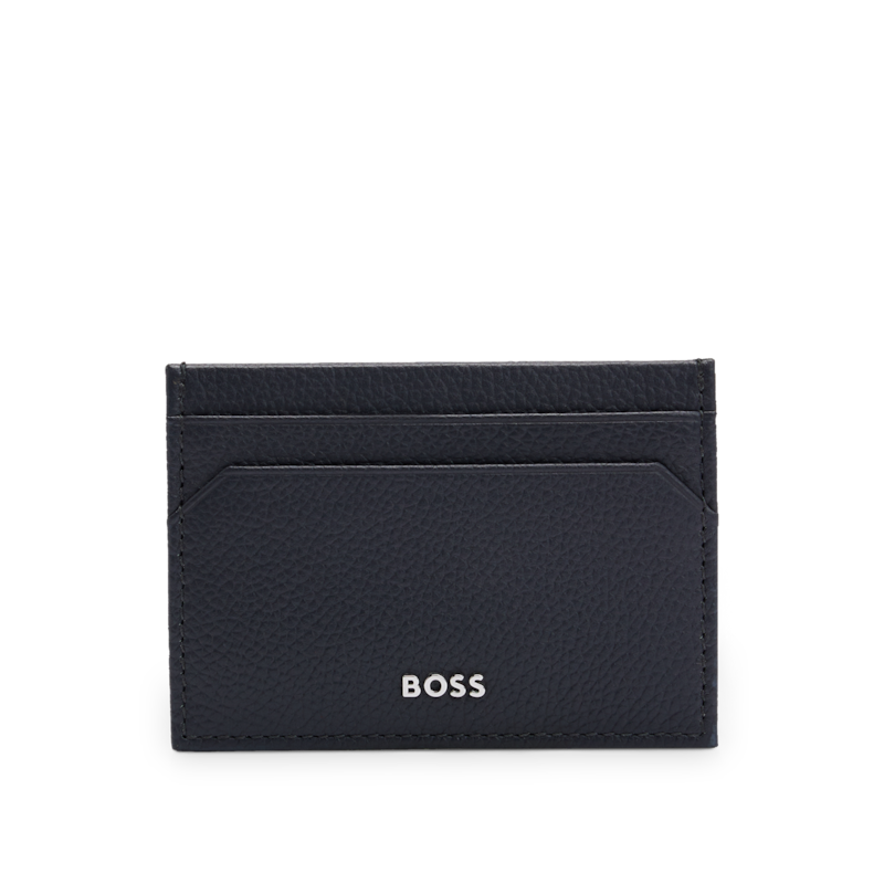 BOSS Highway Men's Logo Black Card Holder