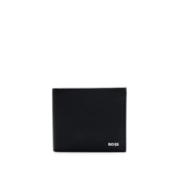 BOSS Shotgun Men's Black Rich Grain 8CC Wallet