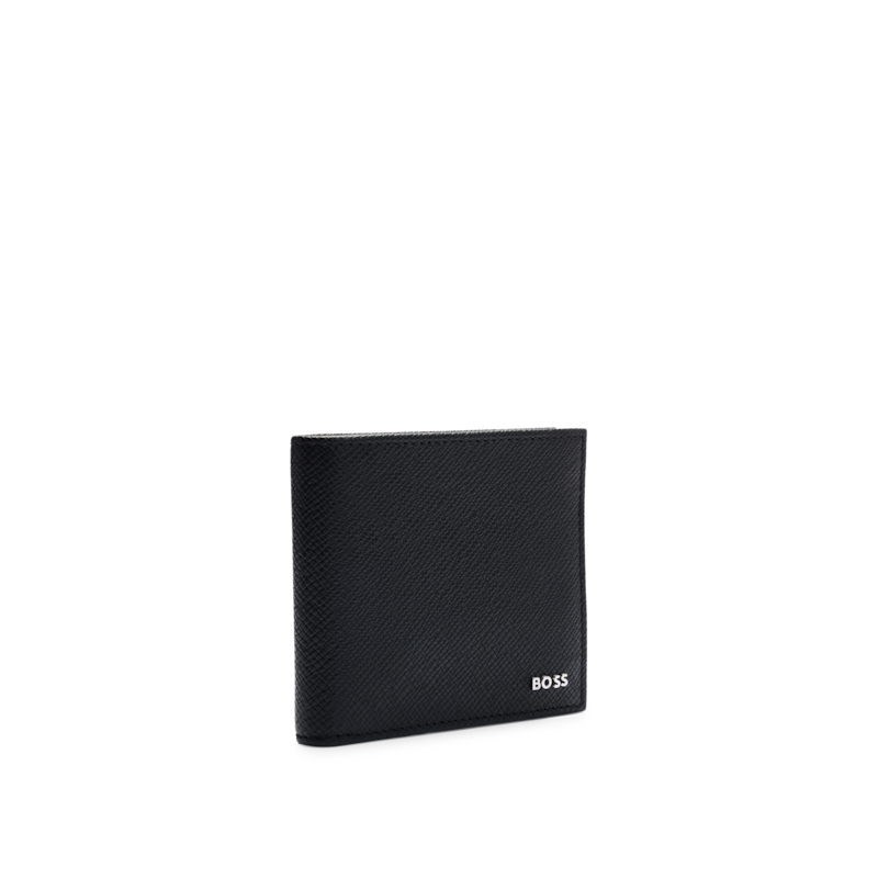 Main Image 2 of BOSS Shotgun Men's Black Rich Grain 8CC Wallet