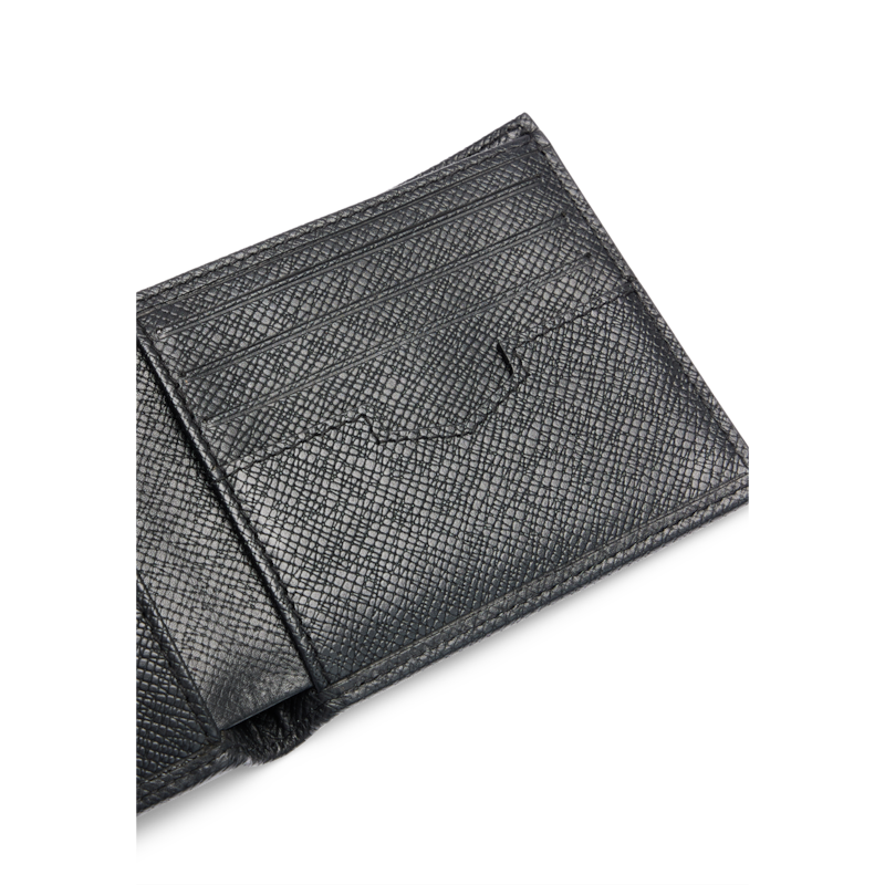 Main Image 4 of BOSS Shotgun Men's Black Rich Grain 8CC Wallet