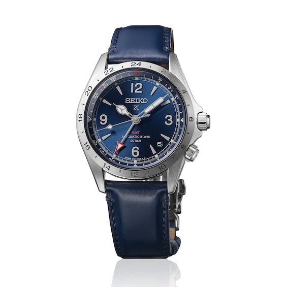 Seiko Prospex Men’s Blue Dial & Leather Strap Watch