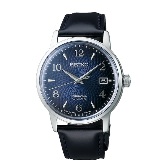 Seiko Presage SRPE43J1 Men’s Blue Dial & Leather Strap Watch