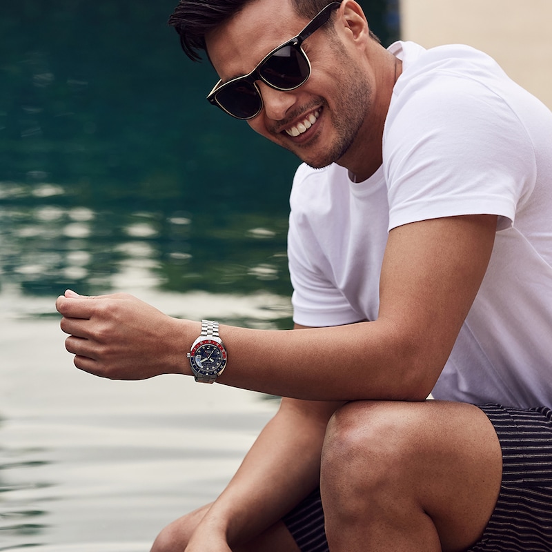 Main Image 4 of Bulova Oceanographer GMT Automatic Blue Dial & Stainless Steel Watch