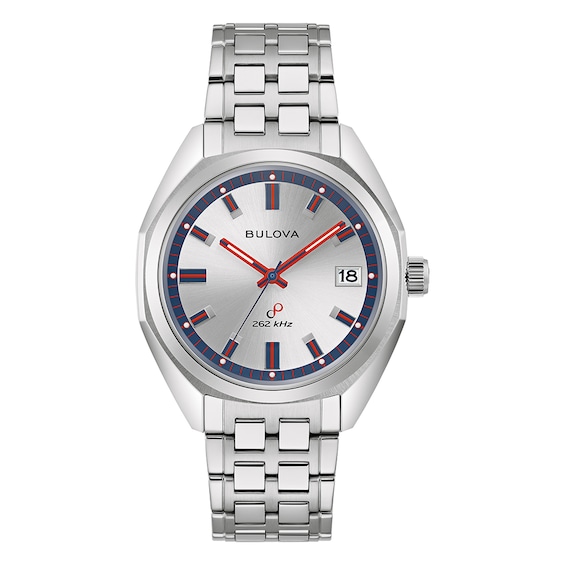Men's Bulova Jet Star Stainless Steel Bracelet Limited Edition Watch