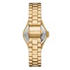 Thumbnail Image 2 of Michael Kors Lennox Ladies' Green Dial & Gold Tone Steel Bracelet Watch