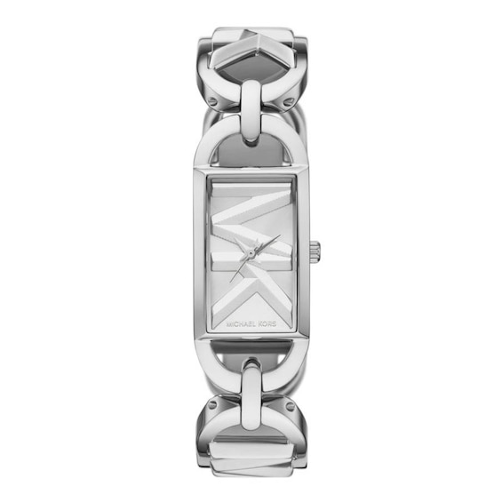 Michael Kors MK Empire Ladies’ Silver Dial & Stainless Steel Bracelet Watch