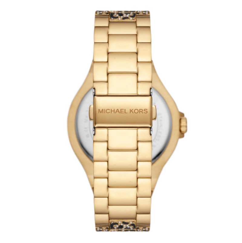 Main Image 2 of Michael Kors Lennox Cheetah Print Gold Tone Stainless Steel Watch