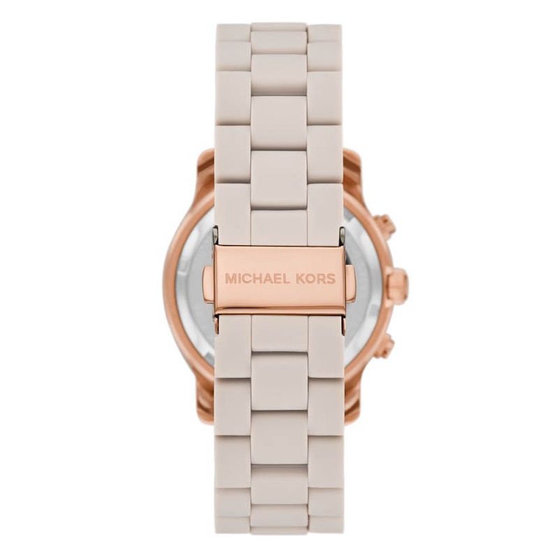 Main Image 2 of Michael Kors Runway Ladies'  Rose Gold Tone Case & Grey Dial Bracelet Watch