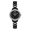 Thumbnail Image 0 of Emporio Armani Ladies' Black Dial & Black Ceramic Bracelet Watch