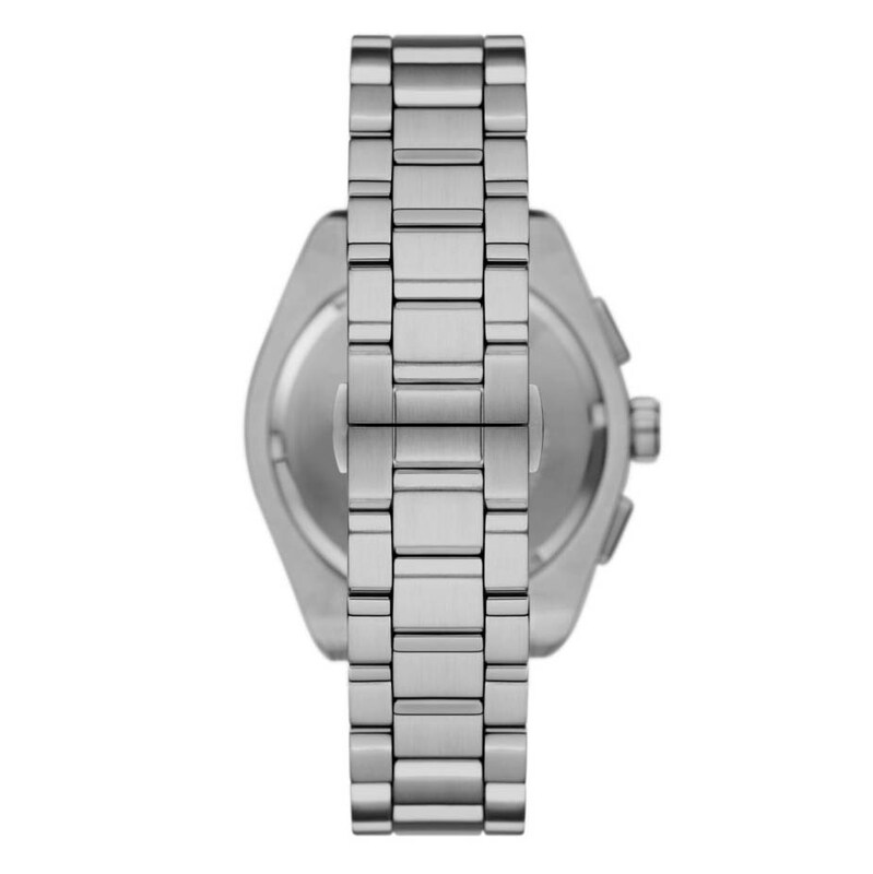 Main Image 2 of Emporio Armani Men's Black Dial & Stainless Steel Bracelet Watch