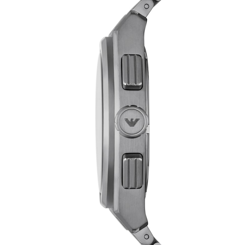 Main Image 3 of Emporio Armani Men's Black Dial & Stainless Steel Bracelet Watch