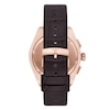 Thumbnail Image 1 of Emporio Armani Men's Chronograph Rose Gold-Tone & Brown Leather Strap Watch