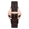 Thumbnail Image 1 of Emporio Armani Men's Blue Dial & Brown Leather Strap Watch