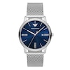 Thumbnail Image 0 of Emporio Armani Men's Blue Dial & Stainless Steel Mesh Watch