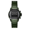 Thumbnail Image 1 of Emporio Armani Men's Chronograph Green Dial & Green Ceramic Bracelet Watch