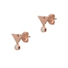 Thumbnail Image 0 of Emporio Armani Ladies' CZ & Logo Rose-Tone Earrings