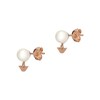 Thumbnail Image 0 of Emporio Armani Ladies' Pearl & Rose-Tone Stud  Earrings