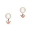 Thumbnail Image 1 of Emporio Armani Ladies' Pearl & Rose-Tone Stud  Earrings