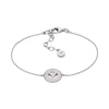 Thumbnail Image 0 of Emporio Armani Sterling Silver Crystal Circle Pendant Bracelet