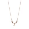 Thumbnail Image 0 of Emporio Armani Rose Gold Plated Silver Pearl & Crystal Necklace