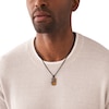 Thumbnail Image 3 of Emporio Armani Men's Black Stainless Steel Wood Dog Tag Necklace