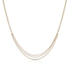 Thumbnail Image 0 of 9ct Yellow Gold Multi Row Popcorn Chain Necklace