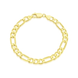 Men's 9ct Yellow Gold Figaro Chain Bracelet