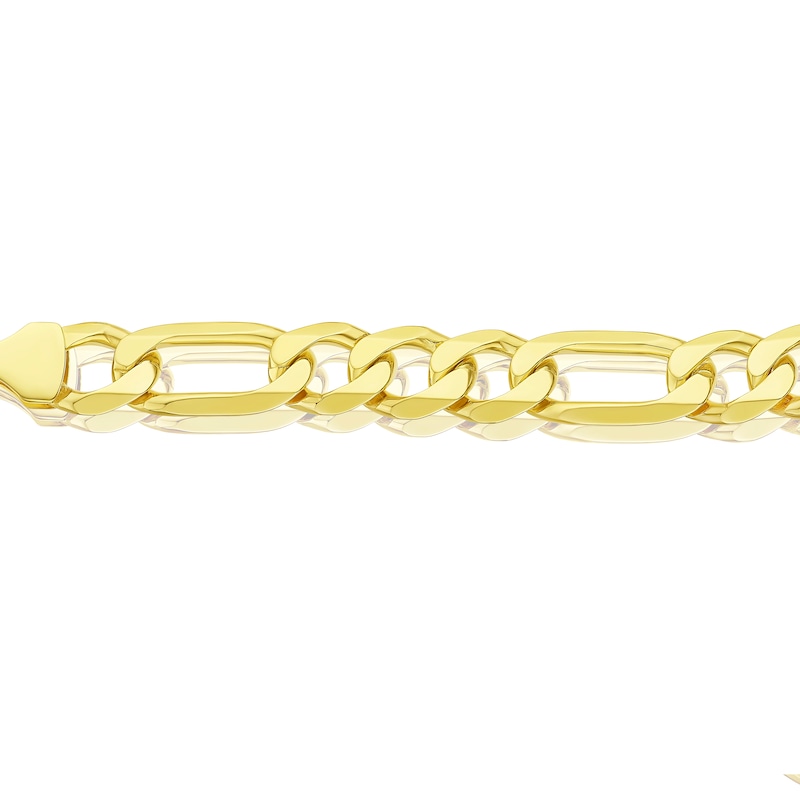 Men's 9ct Yellow Gold Figaro Chain Bracelet